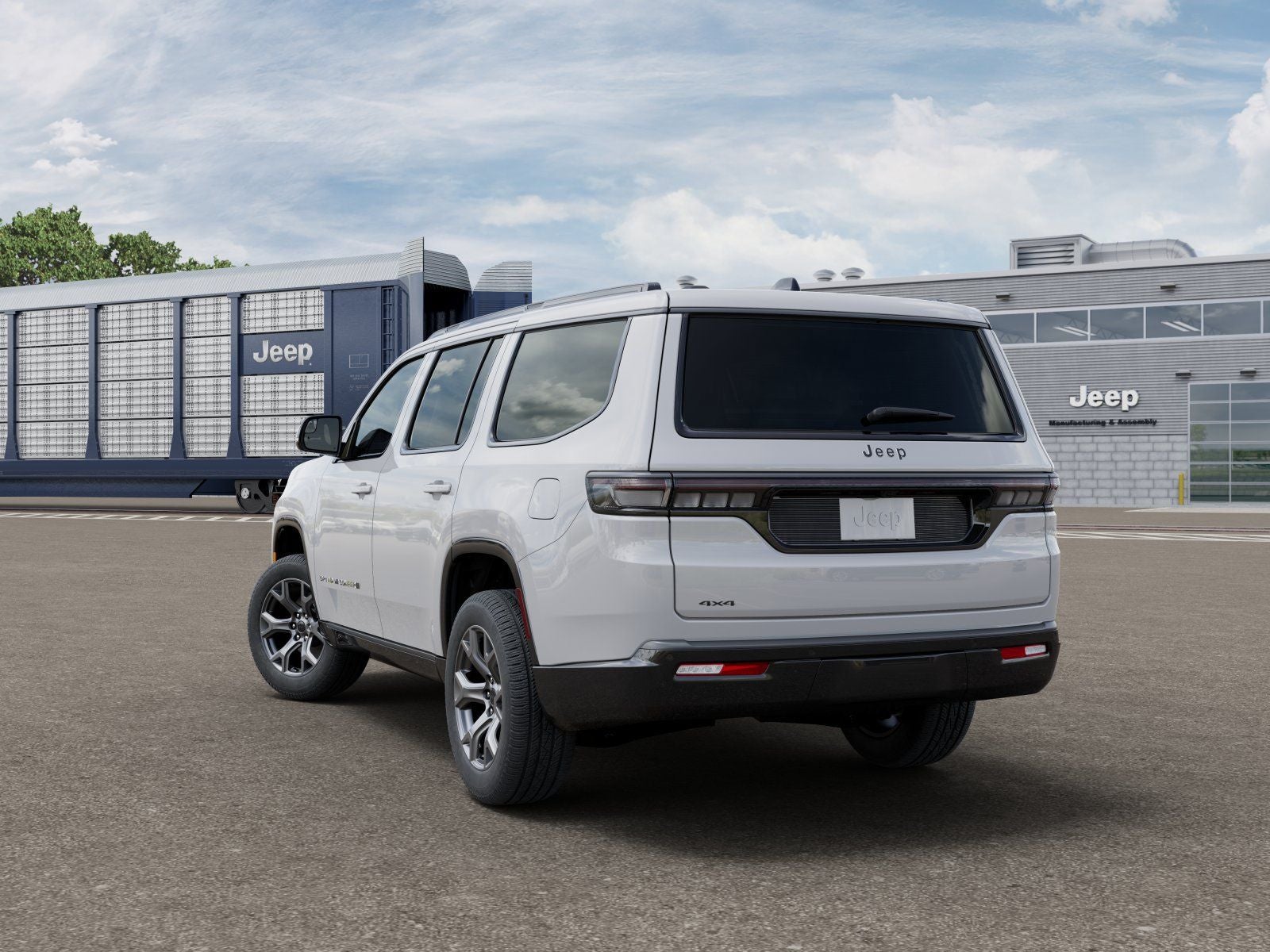 2026 Jeep Grand Wagoneer — rear three-quarter view