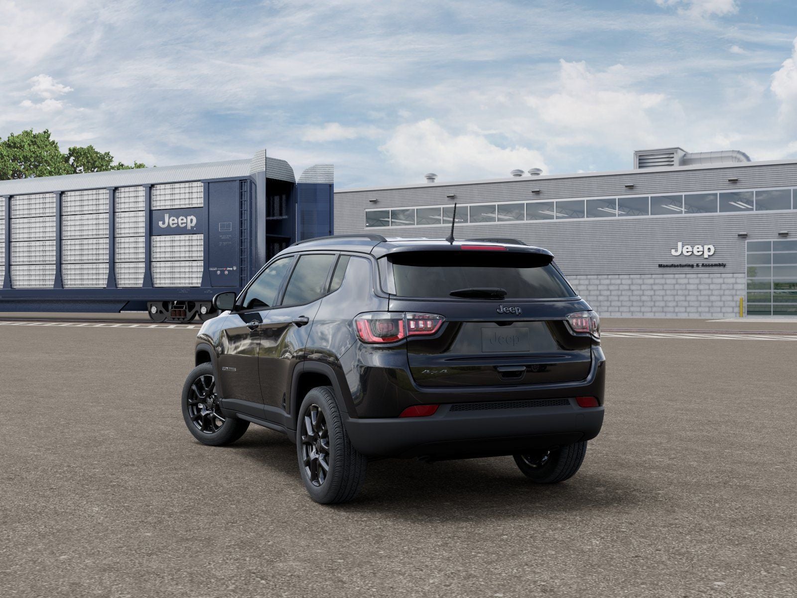 2026 Jeep Compass — rear three-quarter view