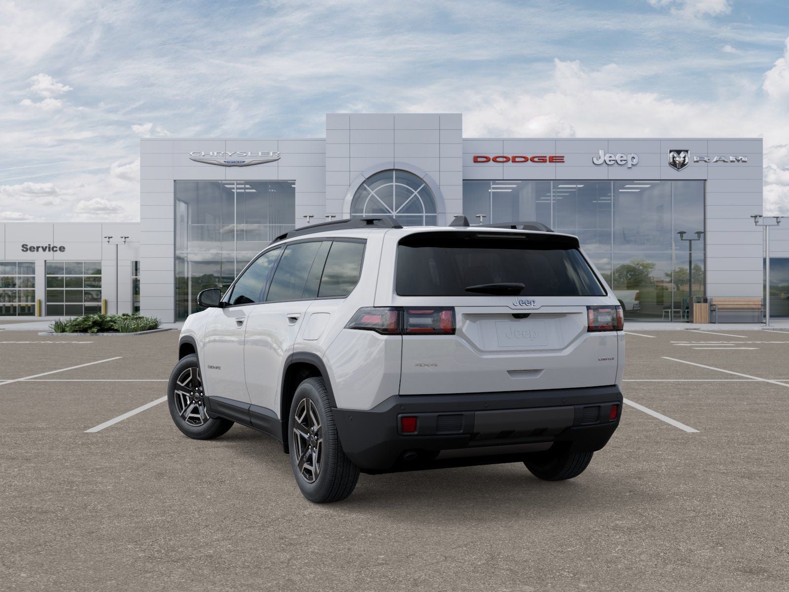 2026 Jeep Cherokee — rear three-quarter view